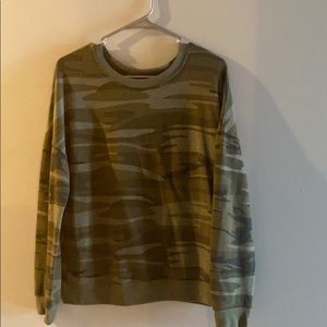 Women’s camo sweater